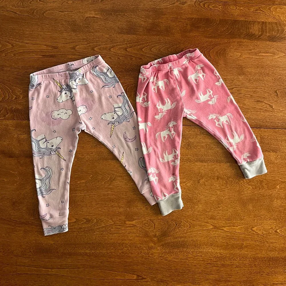 Carter's unicorn pajama pants 12-18m *Free in bundle*